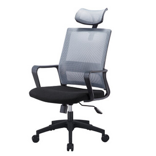 金海马（kinhom）电脑椅 办公椅子家用电竞椅人体工学椅老板椅 灰色 7690-HZ-3038A
