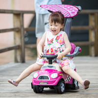 智乐堡CHILOKBO*加蓬版*奔乐系列骑行玩具车儿童扭扭车1-3岁男女宝宝溜溜车小孩手推车三合一助步车紫色321C