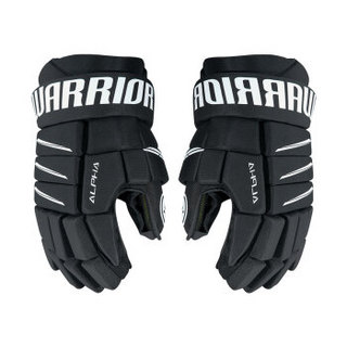 WARRIOR勇士美国冰球品牌 冰球装备手套QX5 黑色 12码（冰球三大品牌之一纽巴伦旗下）青少年款冰球装备护具