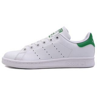 Adidas(阿迪达斯) 三叶草 绿尾小白鞋 白色 运动女鞋 Stan Smith M20605 38.2/3