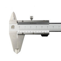 广陆 200*0.02 开式四用不锈钢游标卡尺