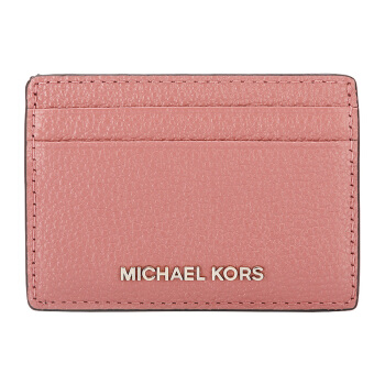 MICHAEL KORS 迈克·科尔斯 MONEY PIECES系列 MK女包 女士皮革卡包卡夹 32F8TF6D1L ROSE玫瑰色