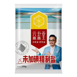 益盐堂 未加碘精制盐 350g*6袋