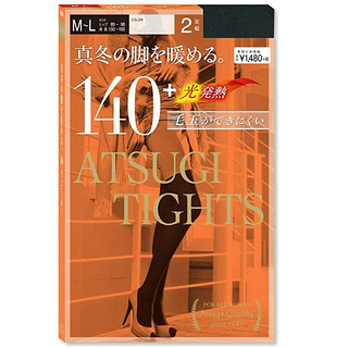 ATSUGI 厚木 TIGHTS系列 140D 发热连裤袜 2双装