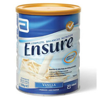 ENSURE 安素蛋白粉营养奶粉 香草味 850g  *2件