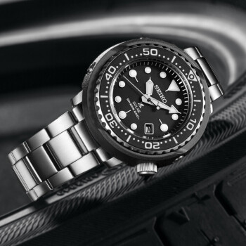 京东PLUS会员：SEIKO 精工 SNE497J1 小罐头 太阳能潜水表