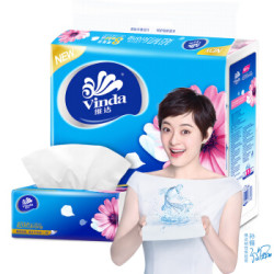 Vinda 维达 超韧系列 抽纸 3层120抽*8包(153*195mm) *6件