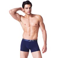 SEPTWOLVES 七匹狼 男士内裤男平角裤冰丝康纶纤维抗菌速干健康功能裤头男式四角裤 3条礼盒装 95044- L 蓝色系