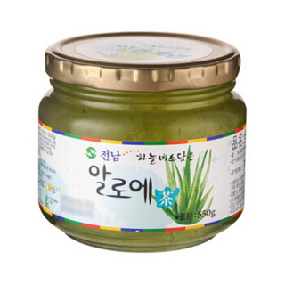 全南 韩国进口 全南蜂蜜芦荟茶550g 含果肉冷热冲泡茶饮品