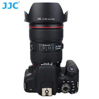 适用佳能EF 24-70 f/2.8L II USM遮光罩82mm镜头1DX2 5DS 5D3/4 6D2 7D单反相机配件EW-88C