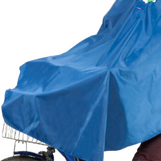 备美 自行车雨衣单人时尚电单车雨披加厚加大男女士电动车雨衣成人 蓝色
