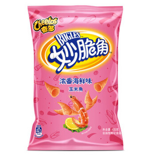 奇多（Cheetos）零食 休闲食品 妙脆角浓番海鲜味（玉米角）65g 百事食品