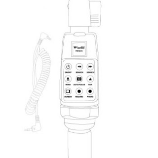 伟峰（WEIFENG）RM20X 电控手柄 717摄像脚架 变焦DV遥控器手柄