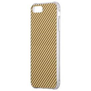 摩米士（MOMAX）苹果8/7Plus手机壳 iPhone8/7plus手机保护套 碳纤维纹理耐磨防撞保护壳 香槟金