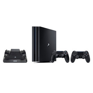 SONY 索尼 PlayStation 4 Pro 灿烂六月 游戏机套装 1TB 黑色