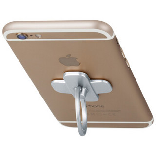 摩米士（MOMAX）PS1S 金属指环扣支架  便携式手机支架 懒人手环支架  适用于苹果/三星/小米/华为等 银