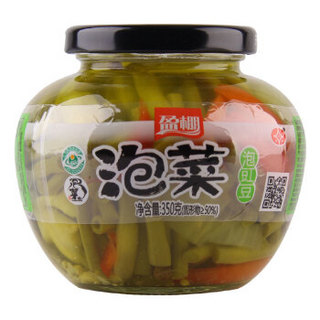 盈棚 四川泡菜 泡豇豆下饭酱菜咸菜榨菜350g