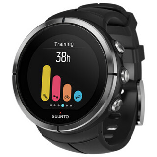 颂拓（SUUNTO）手表 跑步运动手表 彩屏智能腕表 斯巴达spartanUltra极限系列心率精钢黑色SS022951000