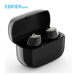 EDIFIER 漫步者 TWS1 真无线蓝牙耳机 黑色 入耳式 *2件