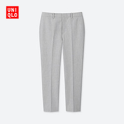 优衣库 UNIQLO 417805 女装 易打理弹力七分裤