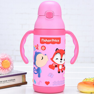 Fisher-Price 费雪 FP-8623 不锈钢保温杯 400ml 粉红