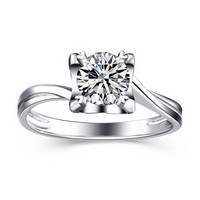 一搏千金（YBQJ）BG122 18K金60分FG色求订结婚 钻石戒指 钻戒 钻石女戒