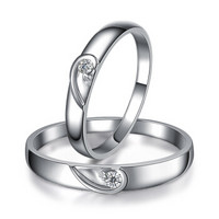 一搏千金（YBQJ）EG009 18K金男8分女8分 钻石对戒 钻戒 结婚戒指 钻石婚戒 订婚戒