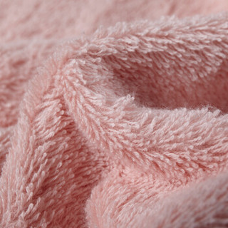 隽优（Covator）浴巾 素色加厚欧式长毛圈酒店纯棉浴巾 MYAQBT 粉色 70*140cm