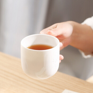 束氏 功夫茶杯陶瓷杯泡茶杯陶瓷茶杯男女茶水杯马克杯景德镇 樱花（230ML/小号）