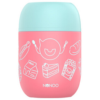 NONOO NNR-460-12 不锈钢焖烧杯 460ml 粉色