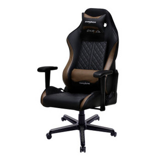 迪锐克斯（DXRACER）D73电脑椅 电竞椅办公椅老板椅皮椅人体工学椅休闲主播游戏椅 黑棕豪华款