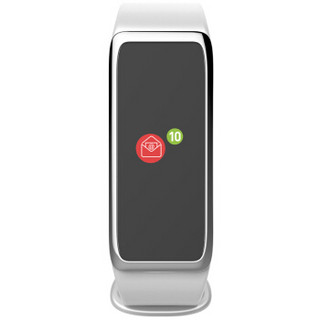 脉珂 （MyKronoz） 瑞士智能手环ZeFit3活动追踪器（活动追踪&睡眠监测 智能提醒）白色表带/银色表盘