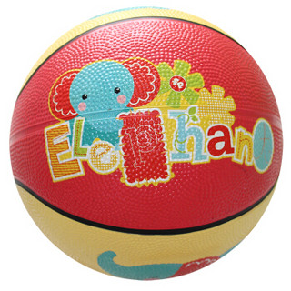 费雪（Fisher Price）儿童玩具球二合一 （7寸篮球大象+9寸拍拍球蓝色 赠送打气筒）