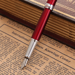 Pimio 毕加索 钢笔签字笔男女士商务办公成人书写墨水笔泰勒士系列951酒红色