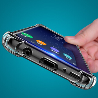 派滋 三星s8+手机壳 Galaxy S8+手机壳 全包防摔保护套 透明