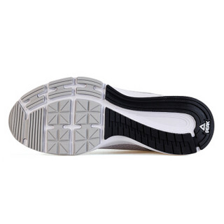 PEAK 匹克 男跑步鞋透气舒适防滑运动鞋  DH631201 浅灰/黑色 38码