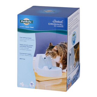 贝适安（PetSafe）Drinkwell经典款宠物喷泉饮水器 循环活氧智能饮水机 猫咪狗狗水盆喂水器 1.5L