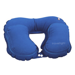 EPC travellight 充气旅行套装 充气腰靠 护腰垫 充气U型枕  户外便携 多功能枕头 飞机旅行枕 旅游用品 蓝色