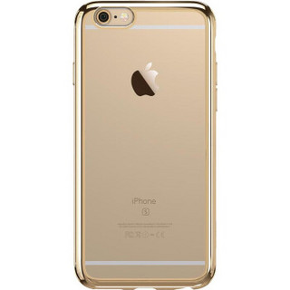 亿色（ESR）苹果iPhone 6 Plus/6s Plus手机壳/保护套 硅胶透明防摔软壳 初色晶耀系列 香槟金