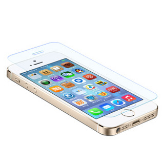 依斯卡(ESK) iPhone5S/5C/5/SE钢化膜 超薄全玻璃 0.15mm 苹果5S/5C/5/SE钢化膜 高清手机保护贴膜 JM119