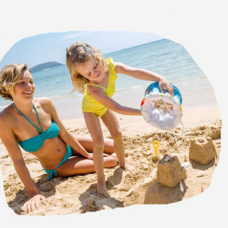 INTEX 58681儿童充气潜水镜 海滩水桶沙滩桶 玩沙工具 戏水玩具 带提绳