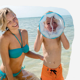 INTEX 58681儿童充气潜水镜 海滩水桶沙滩桶 玩沙工具 戏水玩具 带提绳