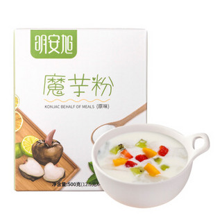 明安旭 纯化魔芋粉500g（12.5g*40）饱腹代餐粉50大卡营养早晚餐食品低