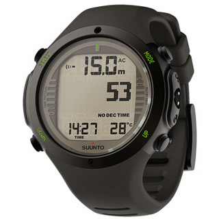 颂拓(SUUNTO)潜水表松拓suunto D6I NOVO STEALTH水肺潜水自由潜水表灰色SS021954000