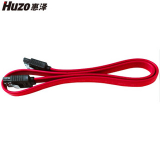 惠泽(Huzo) SATA3硬盘数据线0.5米 红色 (直对直/HZ-S1602 )