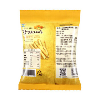 韩国进口 九日（JIUR）蜂蜜黄油味实心土豆条 膨化小吃 休闲零食54g