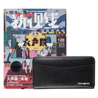 Samsonite 新秀丽 时尚商务 牛剖层革手包47Q*09004黑色