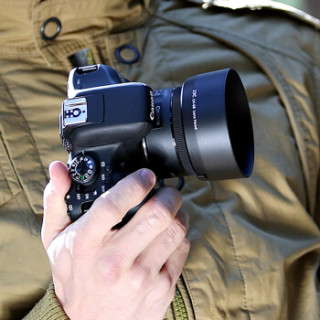 JJC 佳能ES-68遮光罩 50mm f/1.8 50mm F1.8 50 1.8 STM 三代新小痰盂镜头遮光罩 700D 750D 760D 70D 49MM