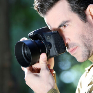 JJC 佳能ES-68遮光罩 50mm f/1.8 50mm F1.8 50 1.8 STM 三代新小痰盂镜头遮光罩 700D 750D 760D 70D 49MM