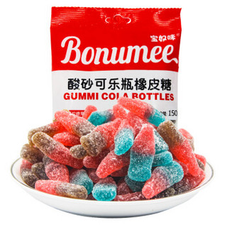 Bonumee 宝奴咪 酸砂可乐瓶橡皮糖 150g 袋装